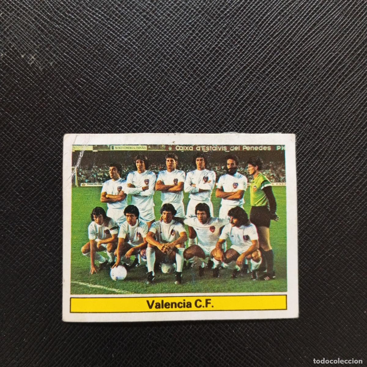 Cromos de F&uacute;tbol: VALENCIA ALINEACION ESTE 1981 1982 CROMO FUTBOL LIGA 81 82 - DESPEGADO - A18 PG262