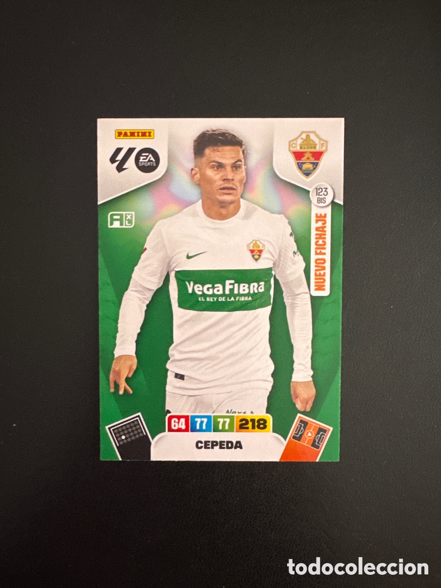 Cromos de F&uacute;tbol: CEPEDA ELCHE NUMERO 123 BIS ADRENALYN 2025 2026