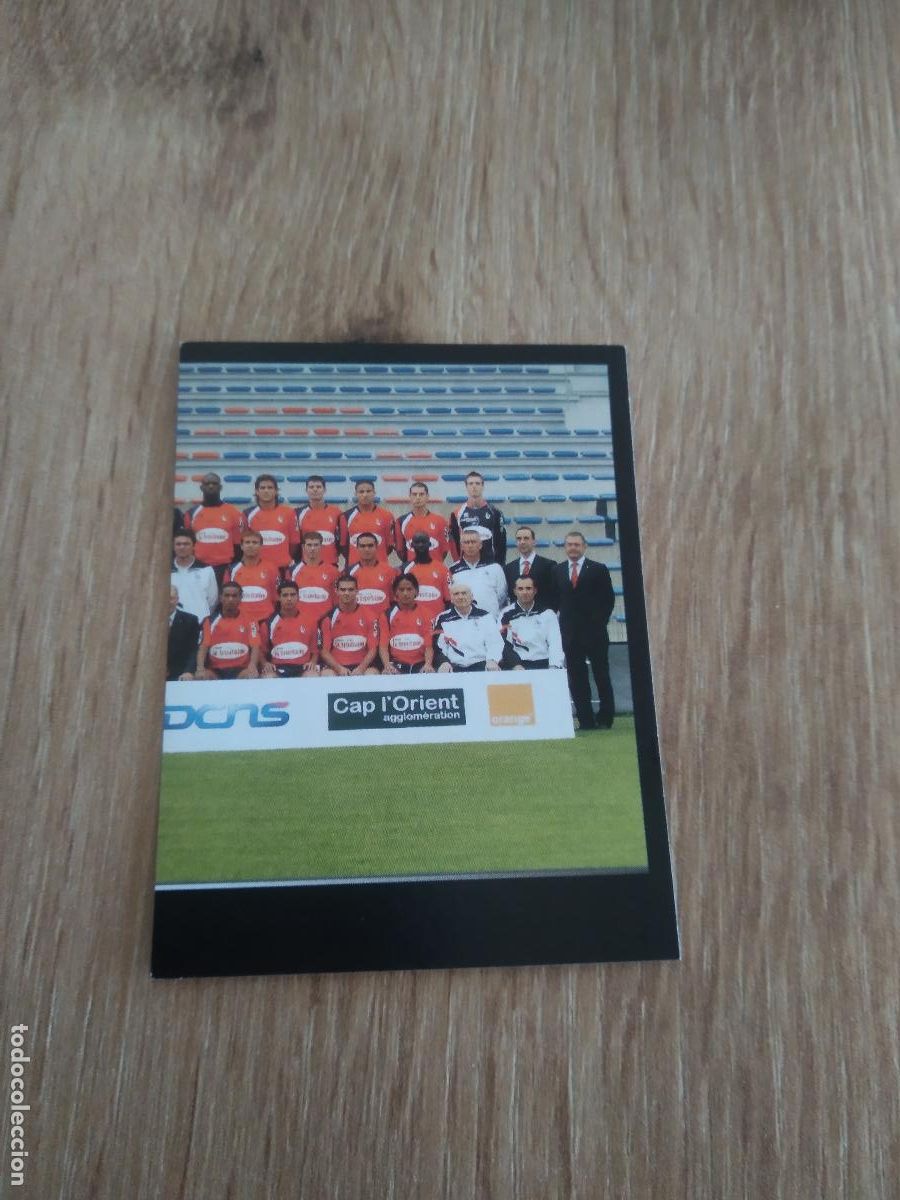 Cromos de F&uacute;tbol: 159 EQUIPO PLANTILLA LORIENT CROMO FUTBOL PANINI FOOT LIGUE 1 2007-2008 LIGA FRANCIA 07-08