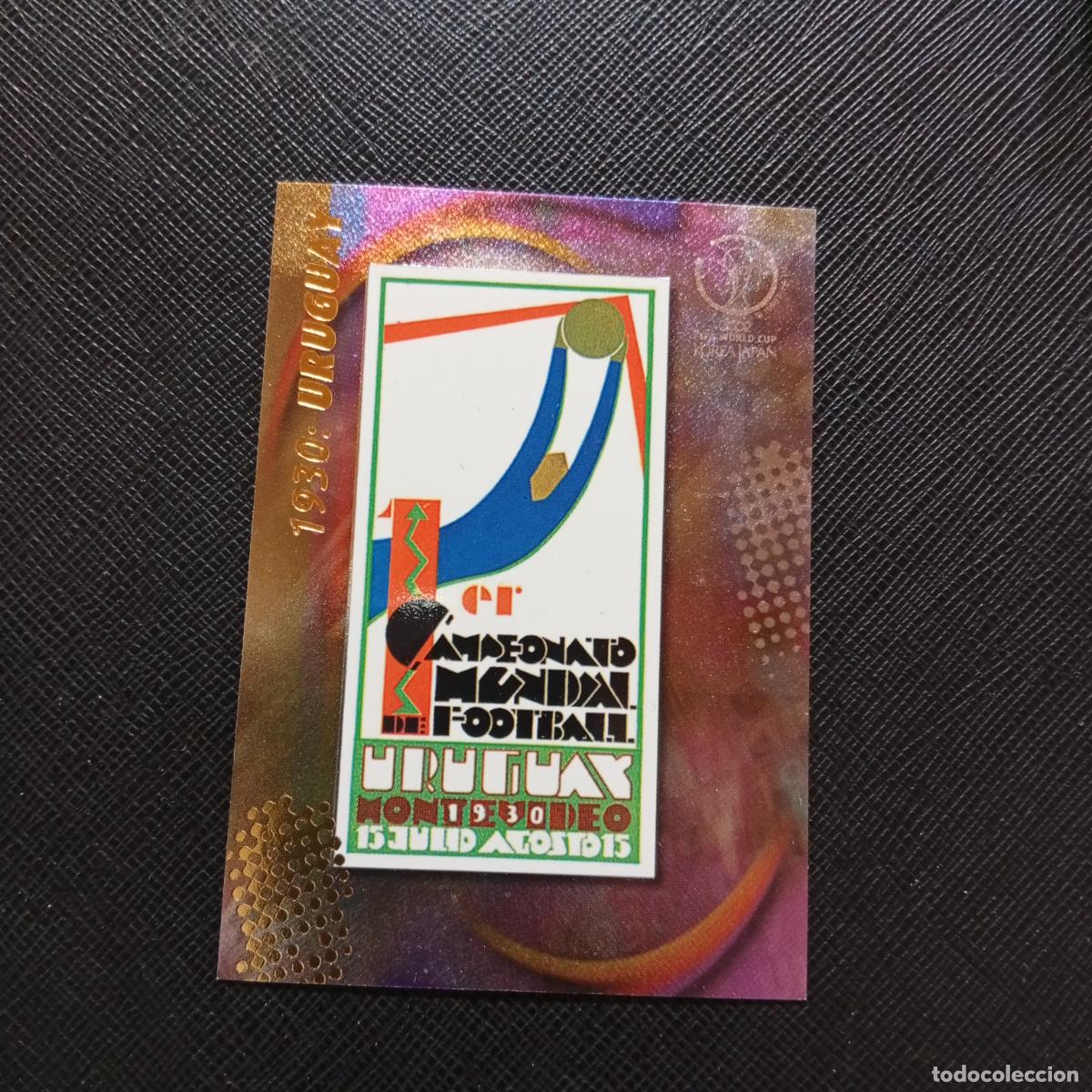 Football Stickers: 4 URUGUAY 1930 LOGO PANINI TRADING CARD 2002 MUNDIAL KOREA FUTBOL 02 CROMO - A18 PG271