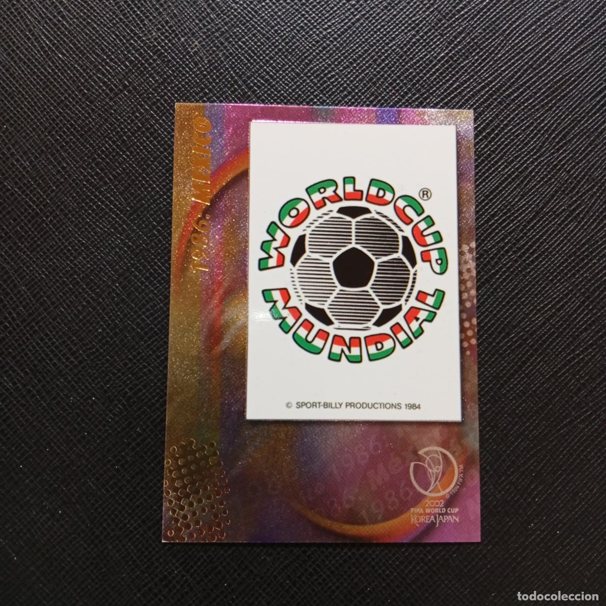 Football Stickers: 16 1986 MEXICO LOGO PANINI TRADING CARD 2002 MUNDIAL KOREA FUTBOL 02 CROMO - A18 PG289