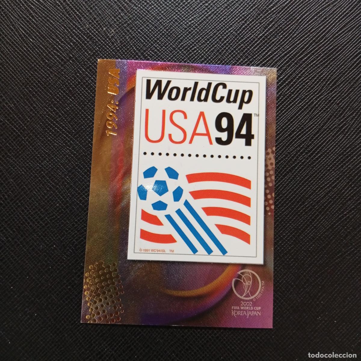 Cromos de Futebol: 18 1994 USA LOGO PANINI TRADING CARD 2002 MUNDIAL KOREA FUTBOL 02 CROMO - A18 PG289