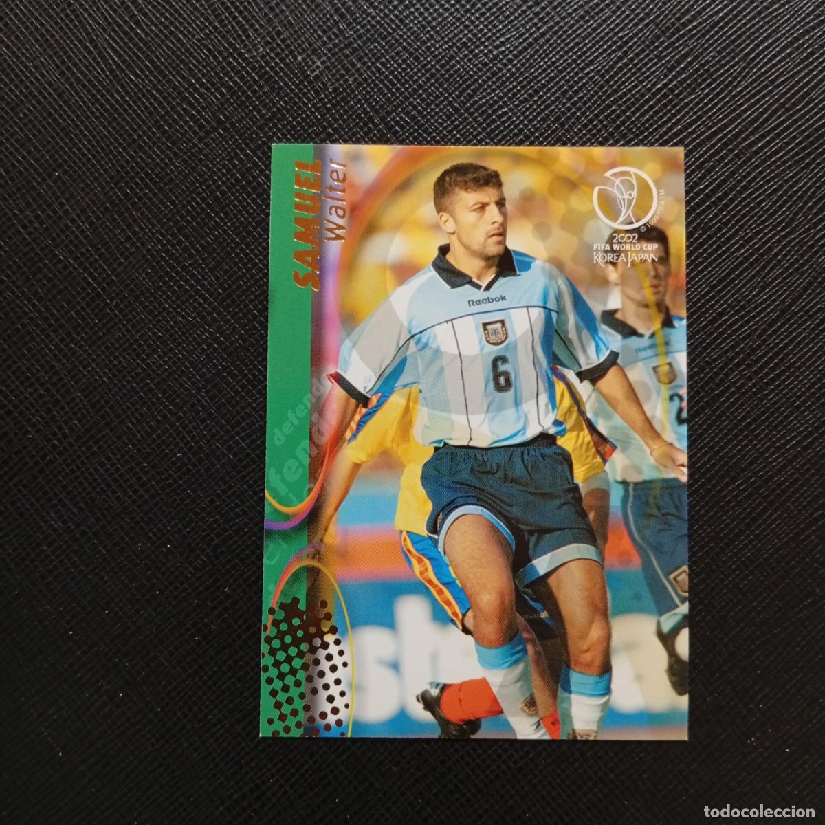 Cromos de F&uacute;tbol: 22 SAMUEL ARGENTINA PANINI TRADING CARD 2002 MUNDIAL KOREA FUTBOL 02 CROMO - A18 PG289