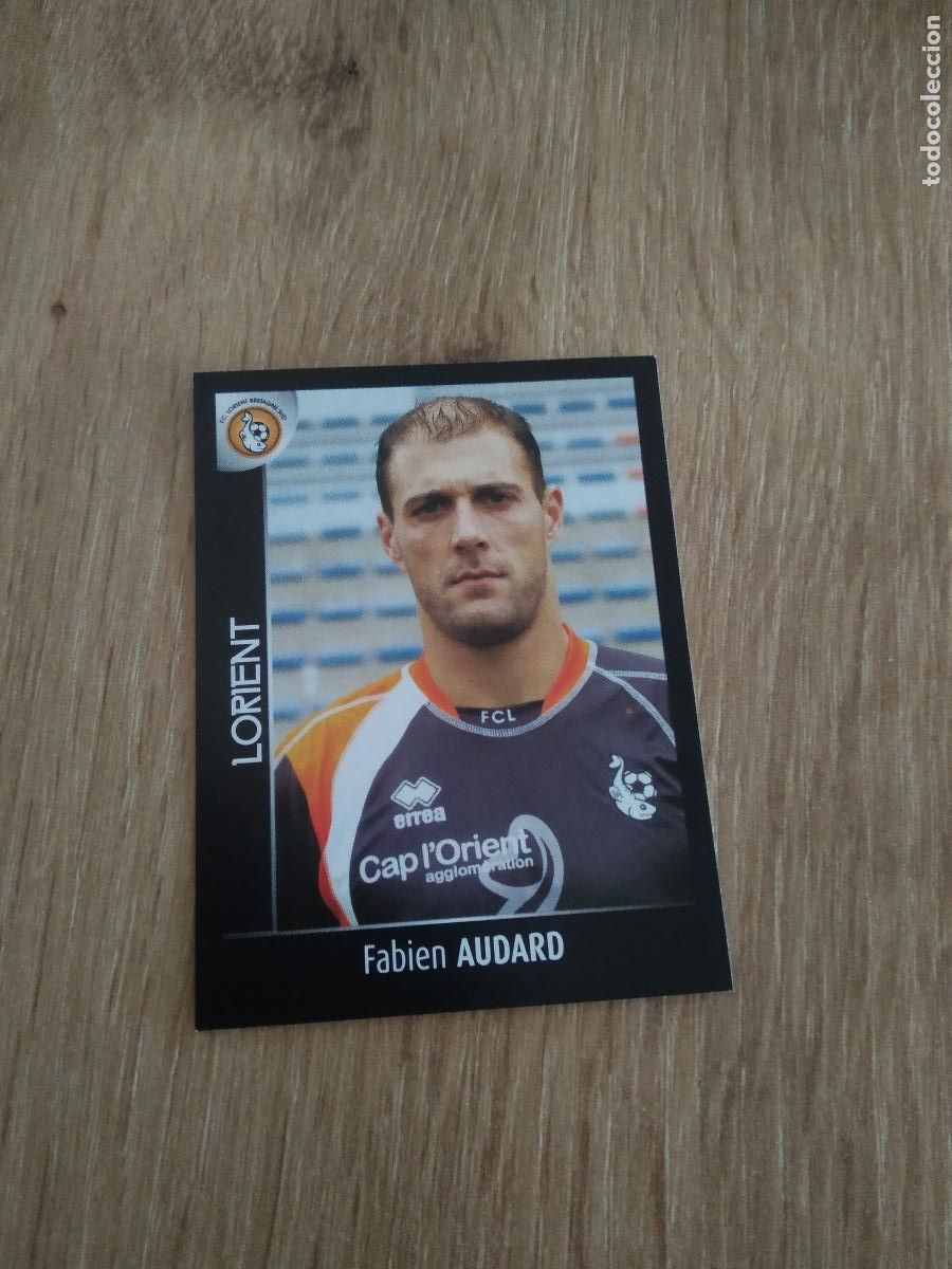 Cromos de F&uacute;tbol: 162 FABIEN AUDARD LORIENT CROMO FUTBOL PANINI FOOT LIGUE 1 2007-2008 LIGA FRANCIA 07-08