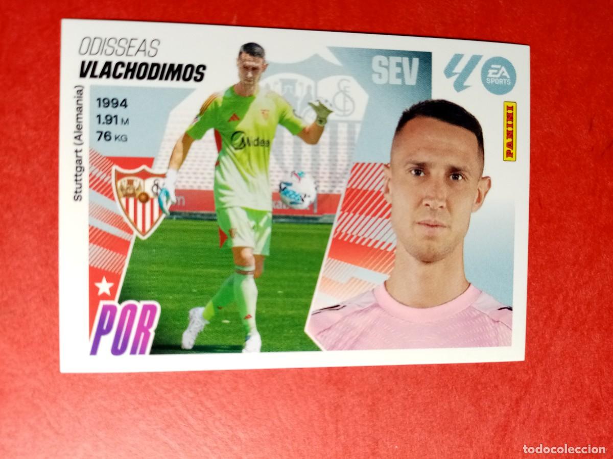 Cromos de F&uacute;tbol: N&ordm; 4 BIS 4BIS ODISSEAS VLACHODIMOS, COLOCA, SEVILLA FC, LIGA ESTE 2025 2026 25 26 PANINI