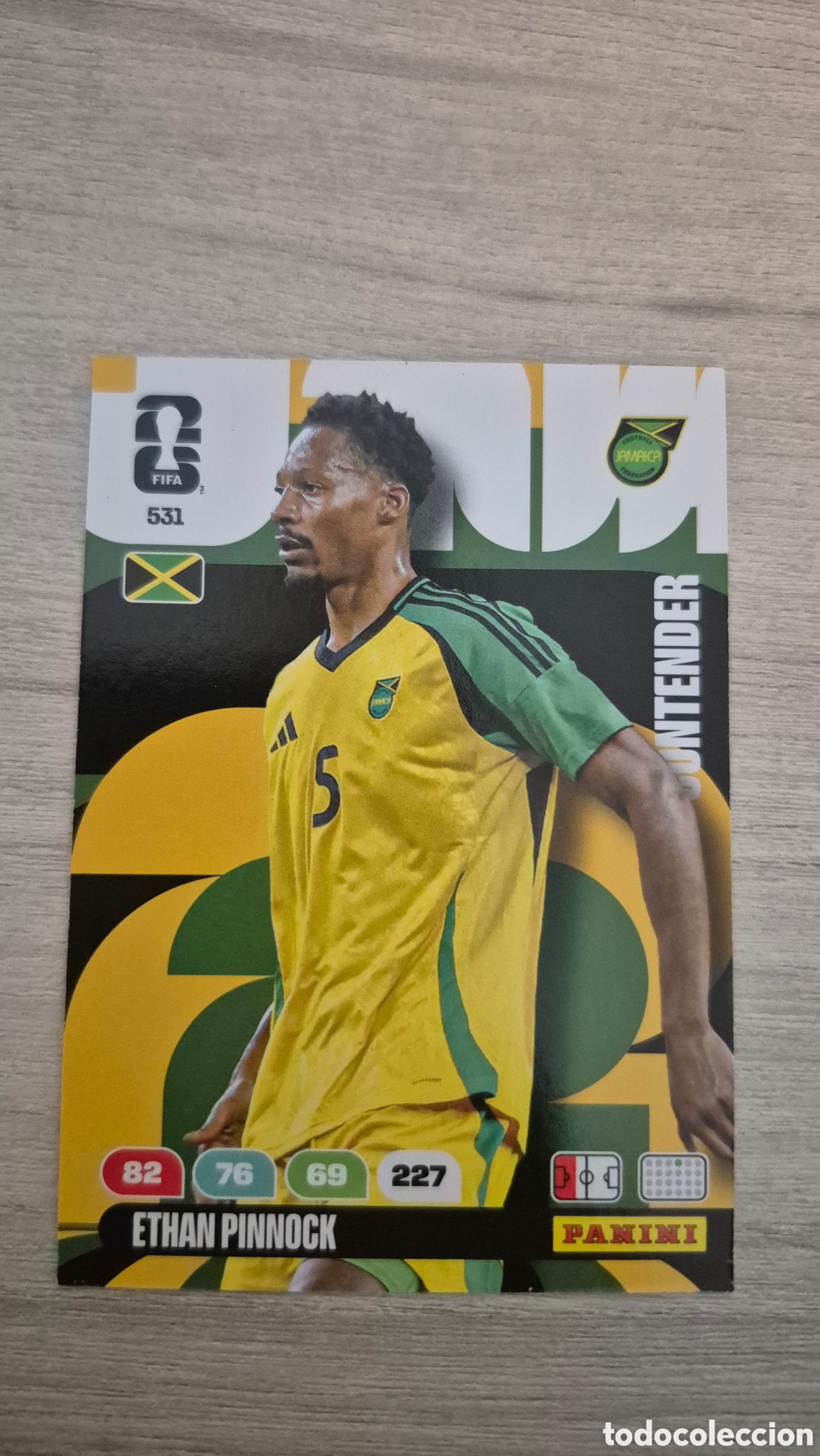 Football Stickers: N&deg;531 Contender Pinnock (JAM) Adrenalyn FIFA World Cup 2026