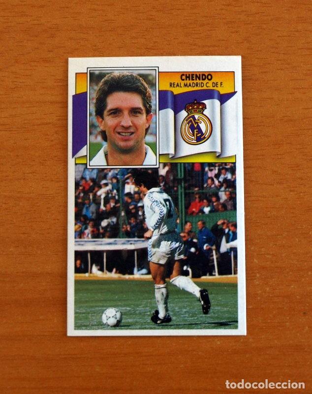 Cromos de F&uacute;tbol: Real Madrid - Chendo - Ediciones Este Liga 1990-1991, 90-91 - Nunca pegado