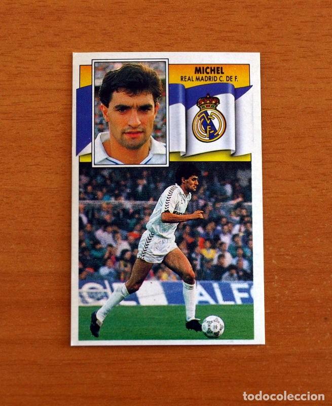 Fu&szlig;ball-Sticker: Real Madrid - Michel - Ediciones Este Liga 1990-1991, 90-91 - Nunca pegado