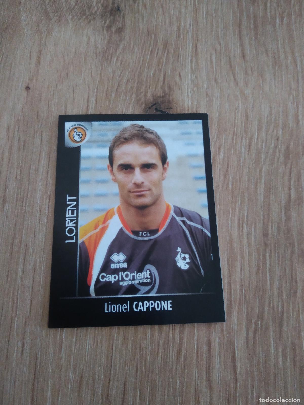 Fu&szlig;ball-Sticker: 163 LIONEL CAPPONE LORIENT CROMO FUTBOL PANINI FOOT LIGUE 1 2007-2008 LIGA FRANCIA 07-08
