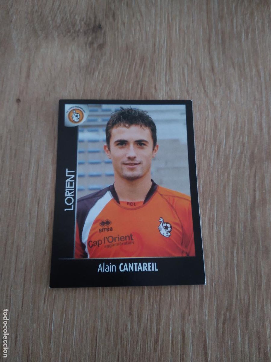 Football Stickers: 166 ALAIN CANTAREIL LORIENT CROMO FUTBOL PANINI FOOT LIGUE 1 2007-2008 LIGA FRANCIA 07-08