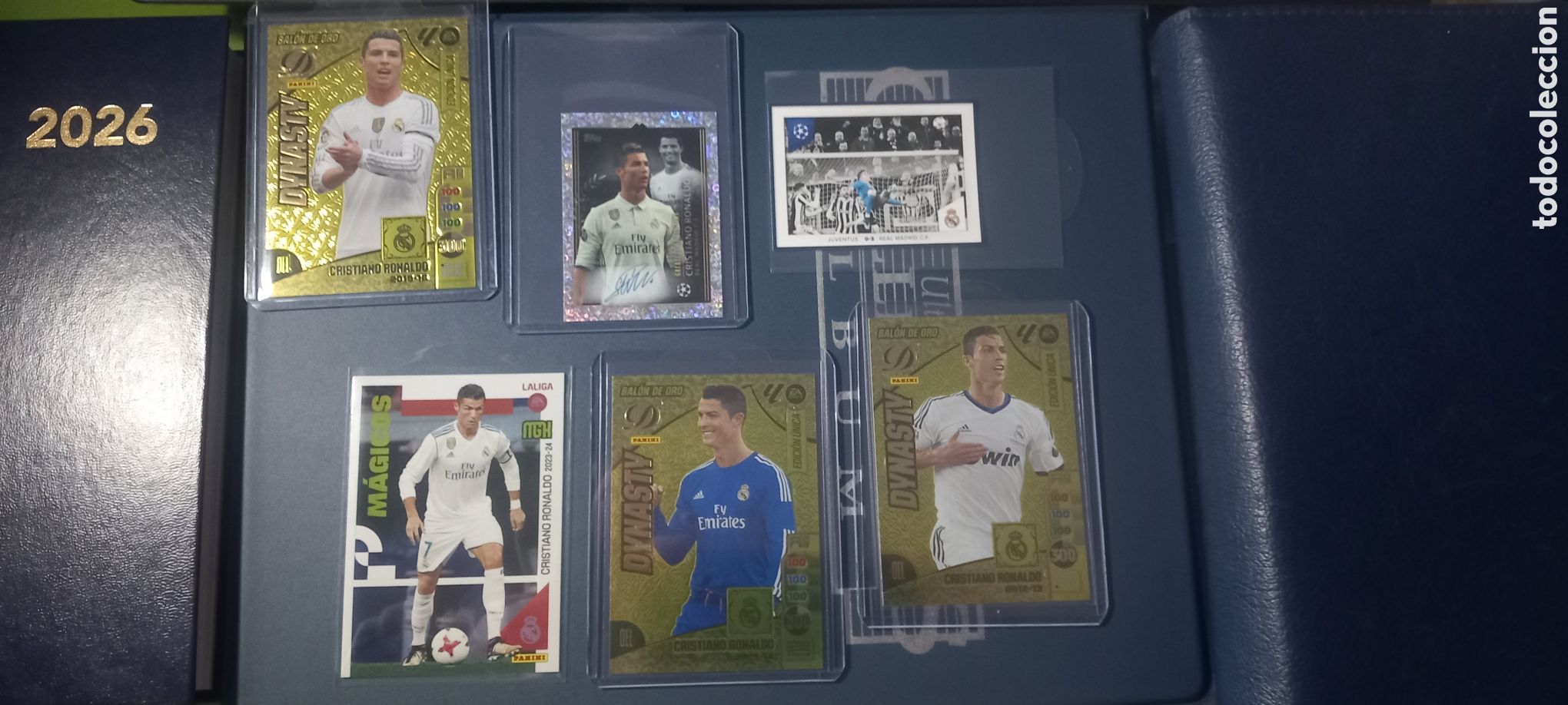 Cromos de Futebol: Lote 6 cromos CRISTIANO RONALDO REAL MADRID