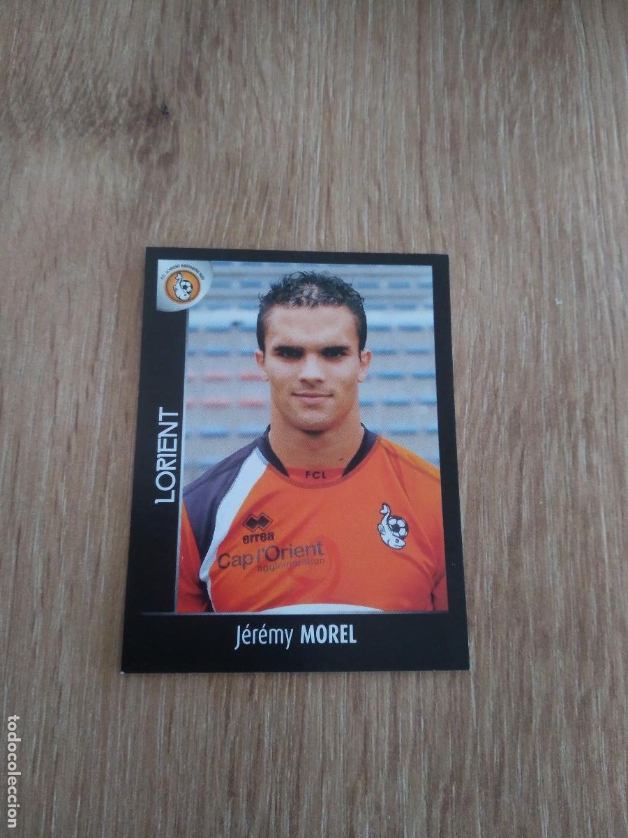 Football Stickers: 169 JEREMY MOREL LORIENT CROMO FUTBOL PANINI FOOT LIGUE 1 2007-2008 LIGA FRANCIA 07-08
