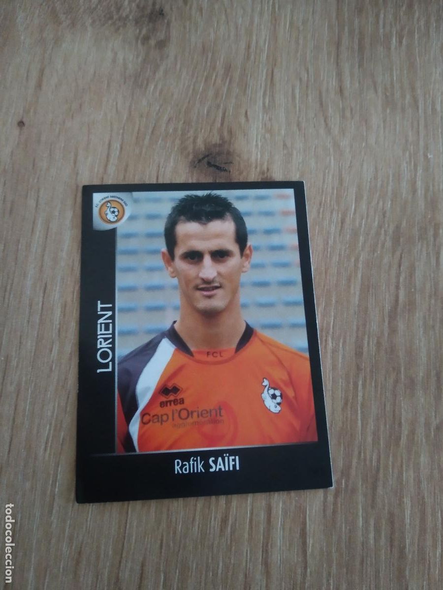 Cartes &agrave; collectionner de Football: 177 RAFIK SAIFI LORIENT CROMO FUTBOL PANINI FOOT LIGUE 1 2007-2008 LIGA FRANCIA 07-08