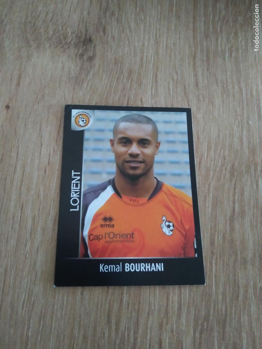 Cartes &agrave; collectionner de Football: 178 KEMAL BOURHANI LORIENT CROMO FUTBOL PANINI FOOT LIGUE 1 2007-2008 LIGA FRANCIA 07-08