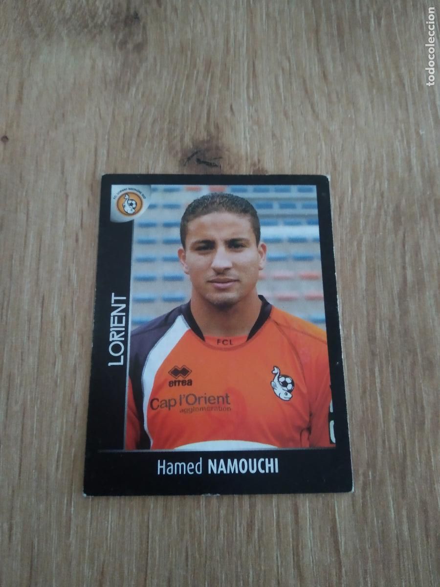 Cartes &agrave; collectionner de Football: 180 HAMED NAMOUCHI LORIENT CROMO FUTBOL PANINI FOOT LIGUE 1 2007-2008 LIGA FRANCIA 07-08