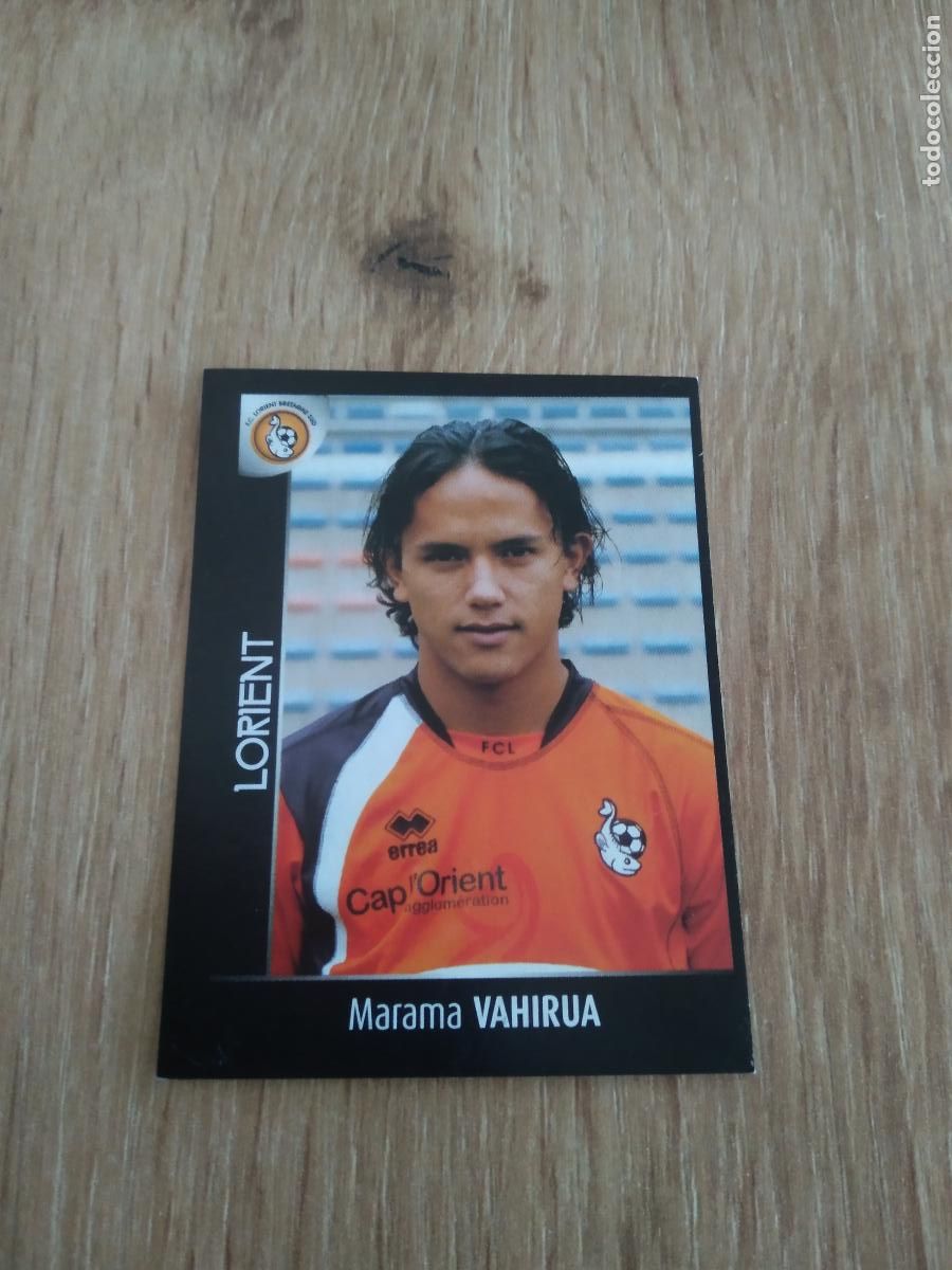Cartes &agrave; collectionner de Football: 181 MARAMA VAHIRUA LORIENT CROMO FUTBOL PANINI FOOT LIGUE 1 2007-2008 LIGA FRANCIA 07-08