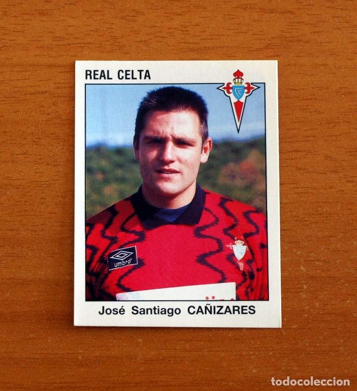 Football Stickers: Celta de Vigo -N&ordm; 90 Santiago Ca&ntilde;izares - Editorial Panini, F&uacute;tbol 1993-1994, 93-94 - Nunca pegado