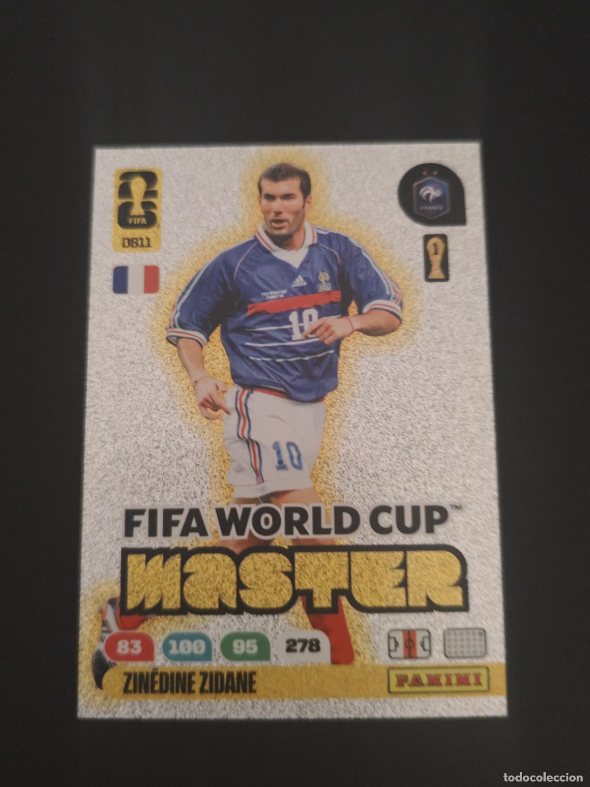 Cromos de F&uacute;tbol: DB11 ZIN&Eacute;DINE ZIDANE FRANCIA MASTER ADRENALYN MUNDIAL FIFA WORLD CUP 2026 PANINI