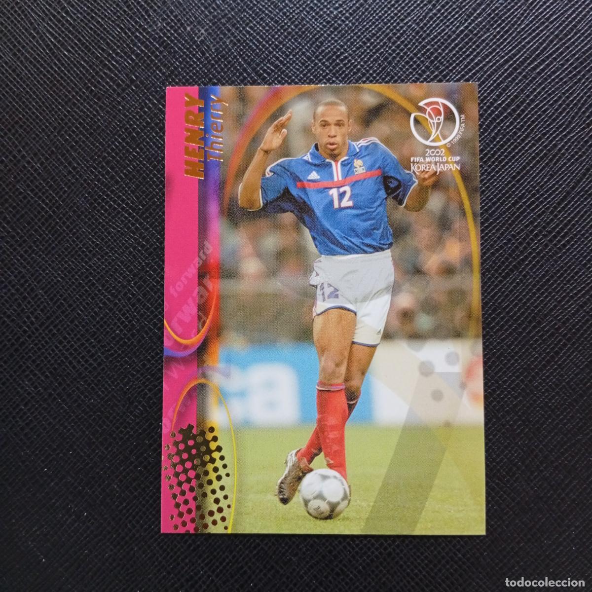Cromos de F&uacute;tbol: 62 HENRY FRANCIA PANINI TRADING CARD 2002 MUNDIAL KOREA FUTBOL 02 CROMO - A18 PG352