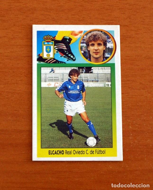 Cromos de F&uacute;tbol: Real Oviedo - Elcacho - Ediciones Este Liga 1993-1994, 93-94 -De cart&oacute;n, nunca pegado