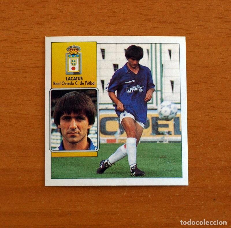 Cromos de F&uacute;tbol: Real Oviedo - Lacatus - Ediciones Este Liga 1992-1993, 92-93 - Nunca pegado