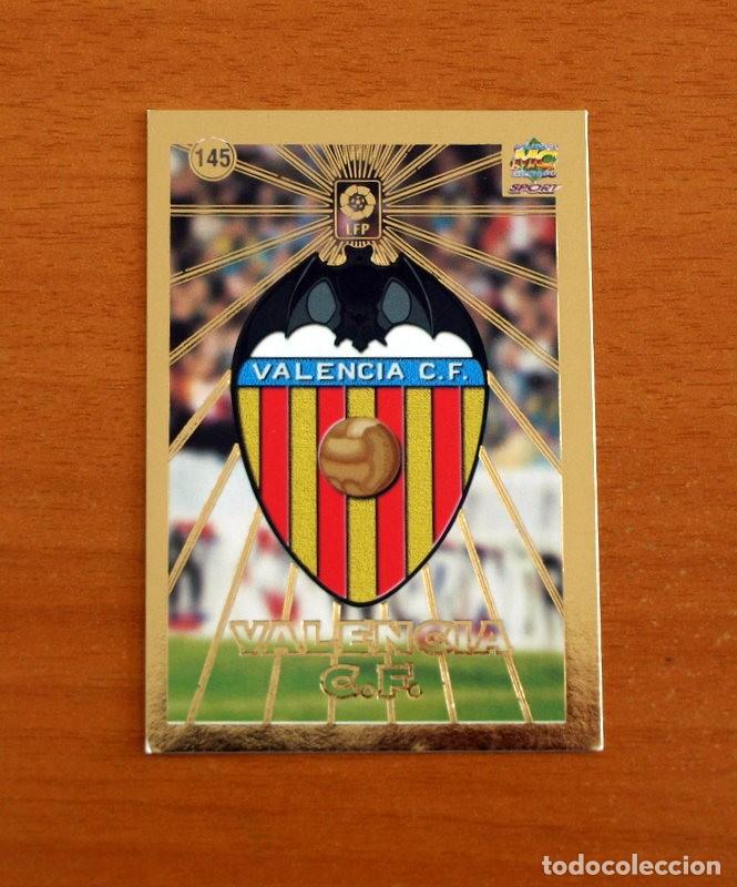 Football Stickers: Valencia - N&ordm; 145 Escudo - Mundicromo Las Fichas de la Liga 1998-1999-98-99
