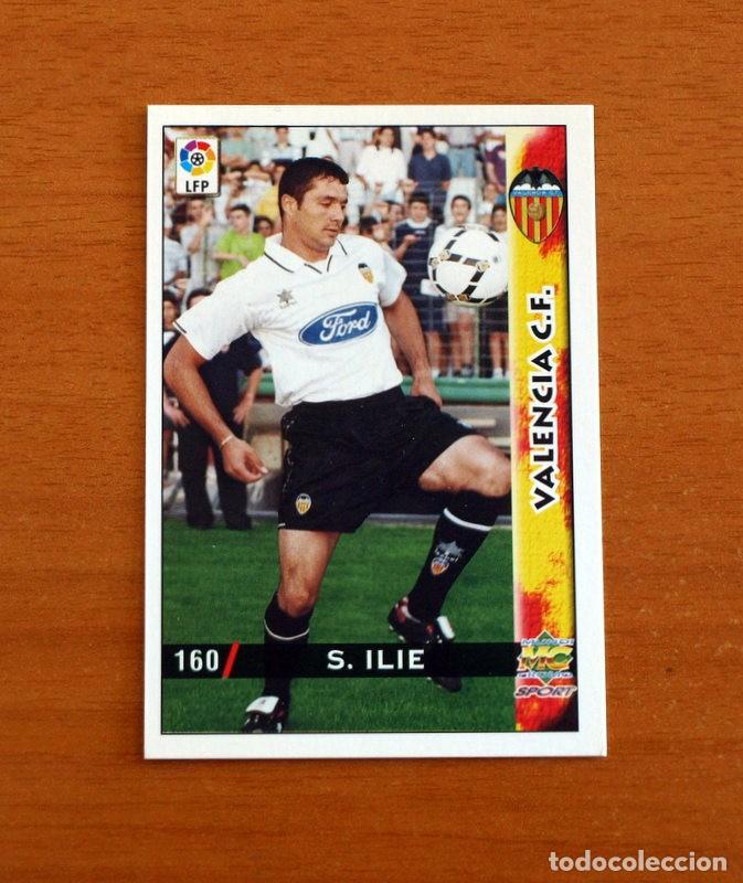 Football Stickers: Valencia - N&ordm; 160 Sabin Ilie - Mundicromo Las Fichas de la Liga 1998-1999-98-99