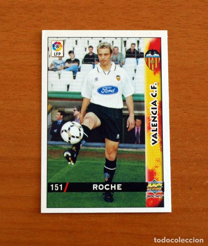 Football Stickers: Valencia - N&ordm; 151 Roche - Mundicromo Las Fichas de la Liga 1998-1999-98-99