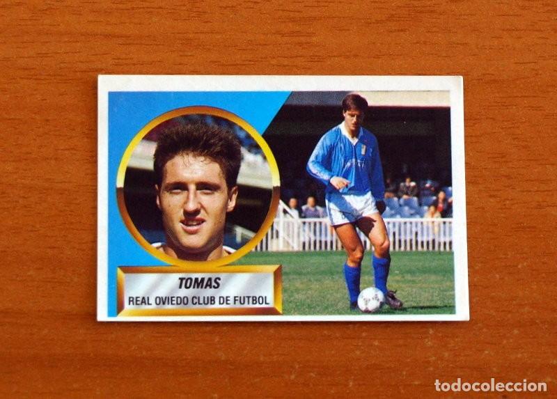 Cromos de F&uacute;tbol: Real Oviedo - Tom&aacute;s -N&ordm; 12 - Ediciones Este Liga 1988-1989, 88-89 - Nunca pegado