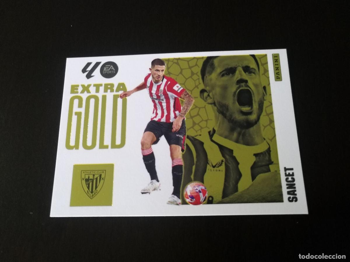 Fu&szlig;ball-Sticker: Sancet At de Bilbao Extra Gold Editorial Este 25/26, nuevo de sobre