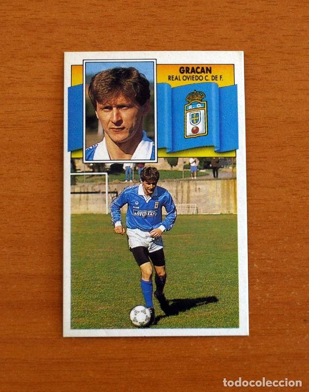 Football Stickers: Real Oviedo - Gracan - Ediciones Este Liga 1990-1991, 90-91 - Nunca pegado