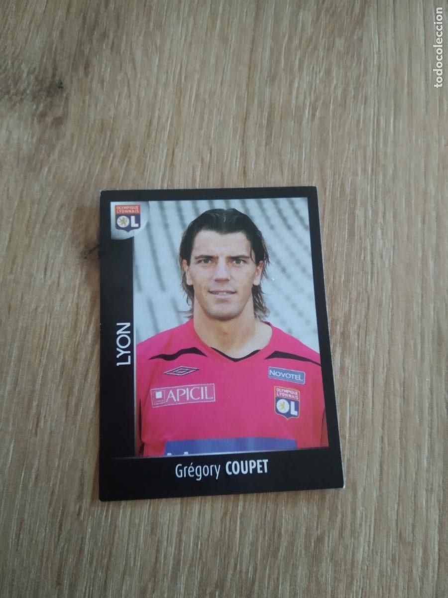 Fu&szlig;ball-Sticker: 188 GREGORY COUPET OLYMPIQUE LYON CROMO FUTBOL PANINI FOOT LIGUE 1 2007-2008 LIGA FRANCIA 07-08