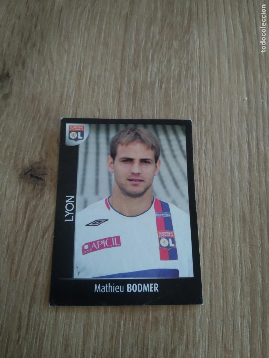Fu&szlig;ball-Sticker: 197 MATHIEU BODMER OLYMPIQUE LYON CROMO FUTBOL PANINI FOOT LIGUE 1 2007-2008 LIGA FRANCIA 07-08