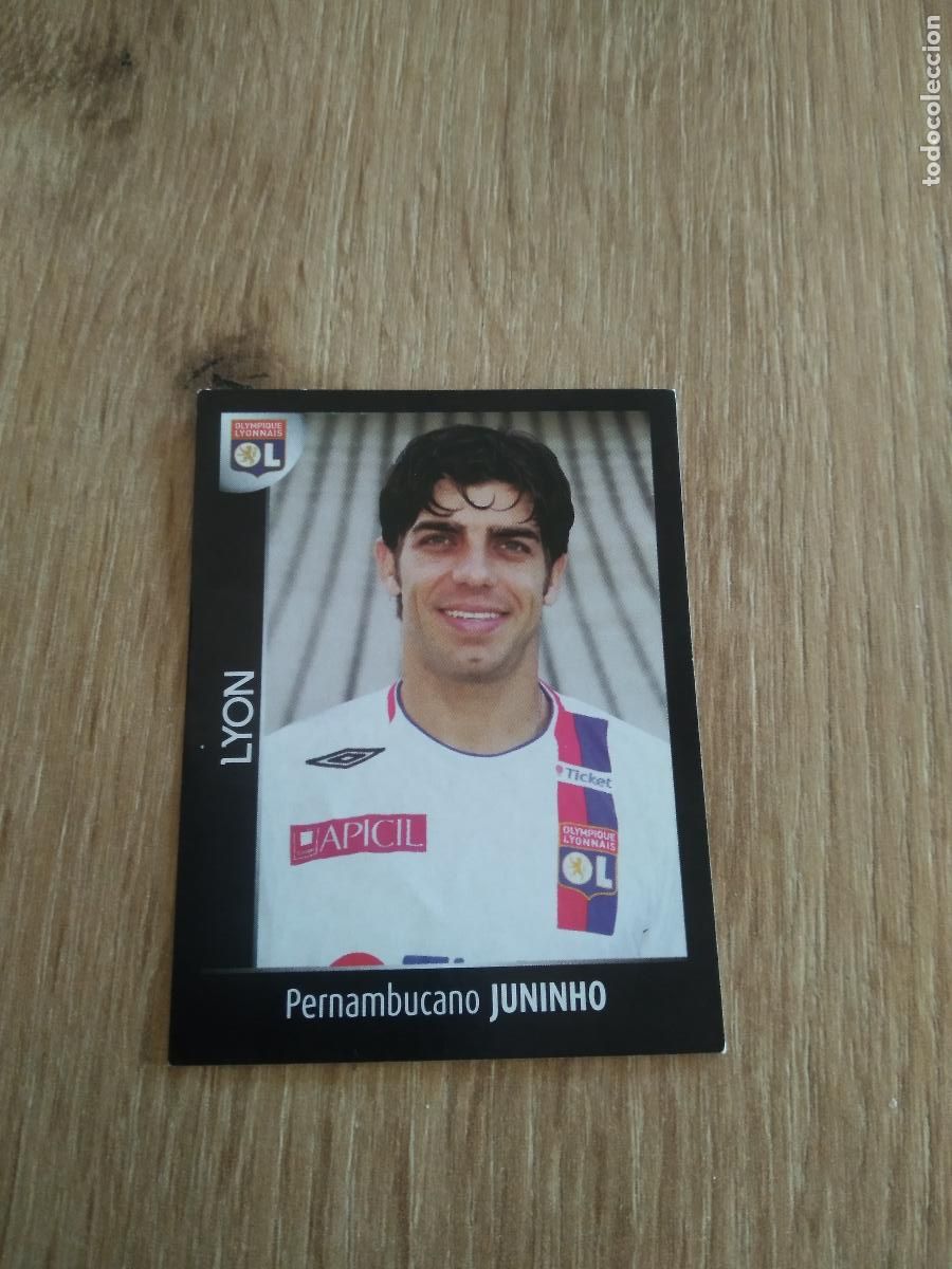 Fu&szlig;ball-Sticker: 199 JUNINHO OLYMPIQUE LYON CROMO FUTBOL PANINI FOOT LIGUE 1 2007-2008 LIGA FRANCIA 07-08