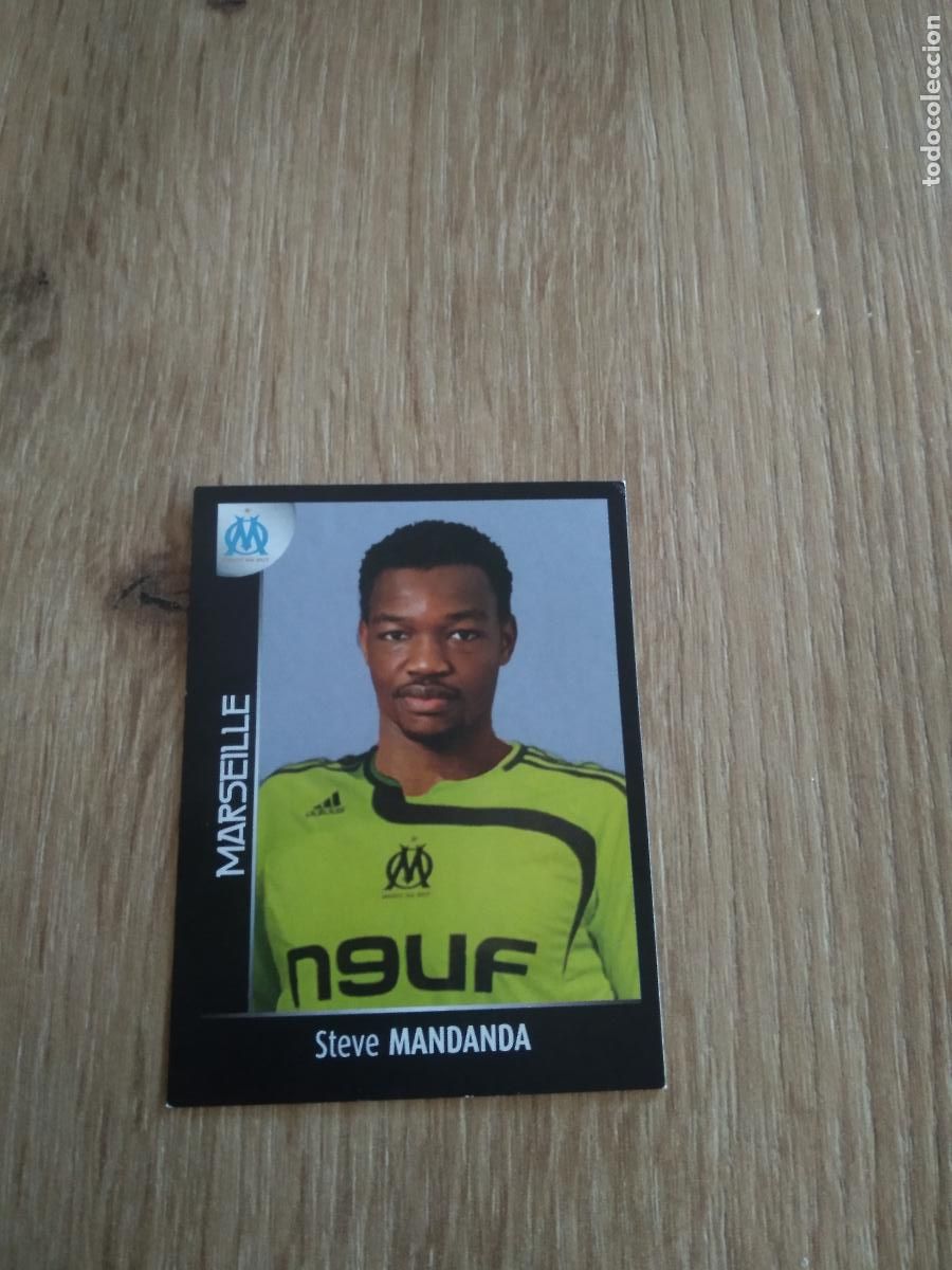 Cartes &agrave; collectionner de Football: 215 MANDANDA OLYMPIQUE MARSELLA CROMO FUTBOL PANINI FOOT LIGUE 1 2007-2008 LIGA FRANCIA 07-08