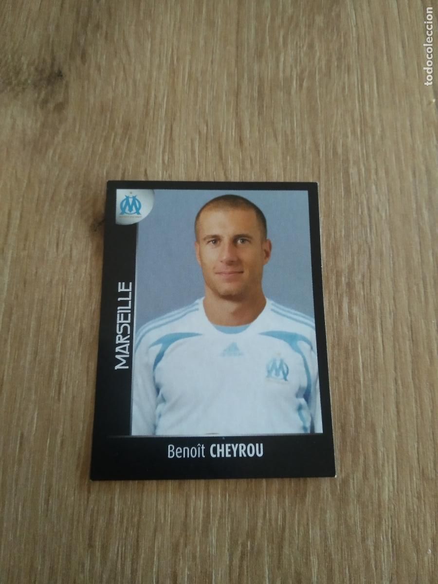 Cartes &agrave; collectionner de Football: 224 BENOIT CHEYROU OLYMPIQUE MARSELLA CROMO FUTBOL PANINI FOOT LIGUE 1 2007-2008 LIGA FRANCIA 07-08