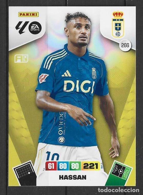 Figurine di Calcio: Adrenalyn 25/26 - Hassan - N&ordm; 266 - Real Oviedo