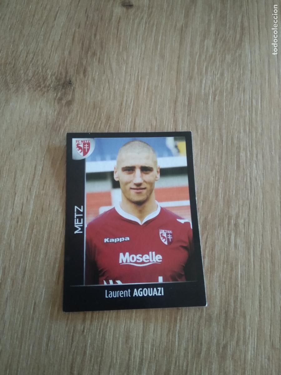 Cromos de F&uacute;tbol: 248 LAURENT AGOUAZI METZ CROMO FUTBOL PANINI FOOT LIGUE 1 2007-2008 LIGA FRANCIA 07-08
