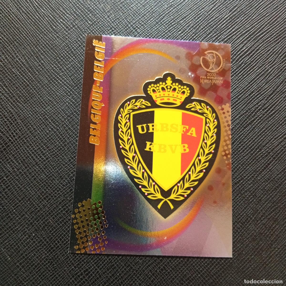Cartes &agrave; collectionner de Football: 121 BELGICA ESCUDO PANINI TRADING CARD 2002 MUNDIAL KOREA FUTBOL 02 CROMO - A18 PG424