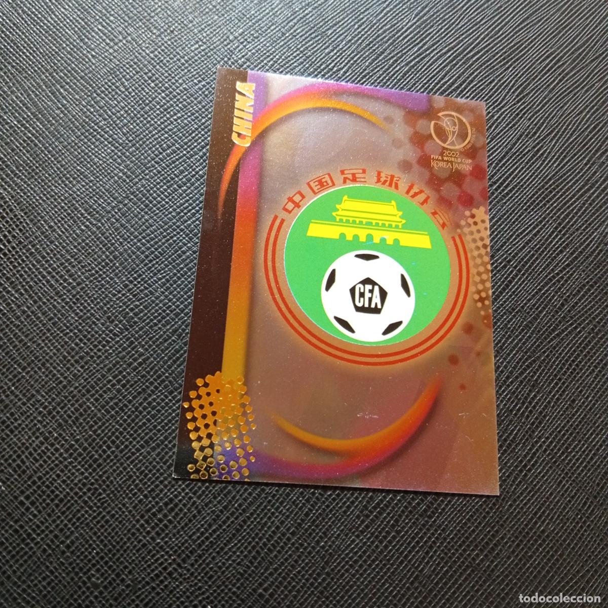 Cartes &agrave; collectionner de Football: 123 CHINA ESCUDO PANINI TRADING CARD 2002 MUNDIAL KOREA FUTBOL 02 CROMO - A18 PG424