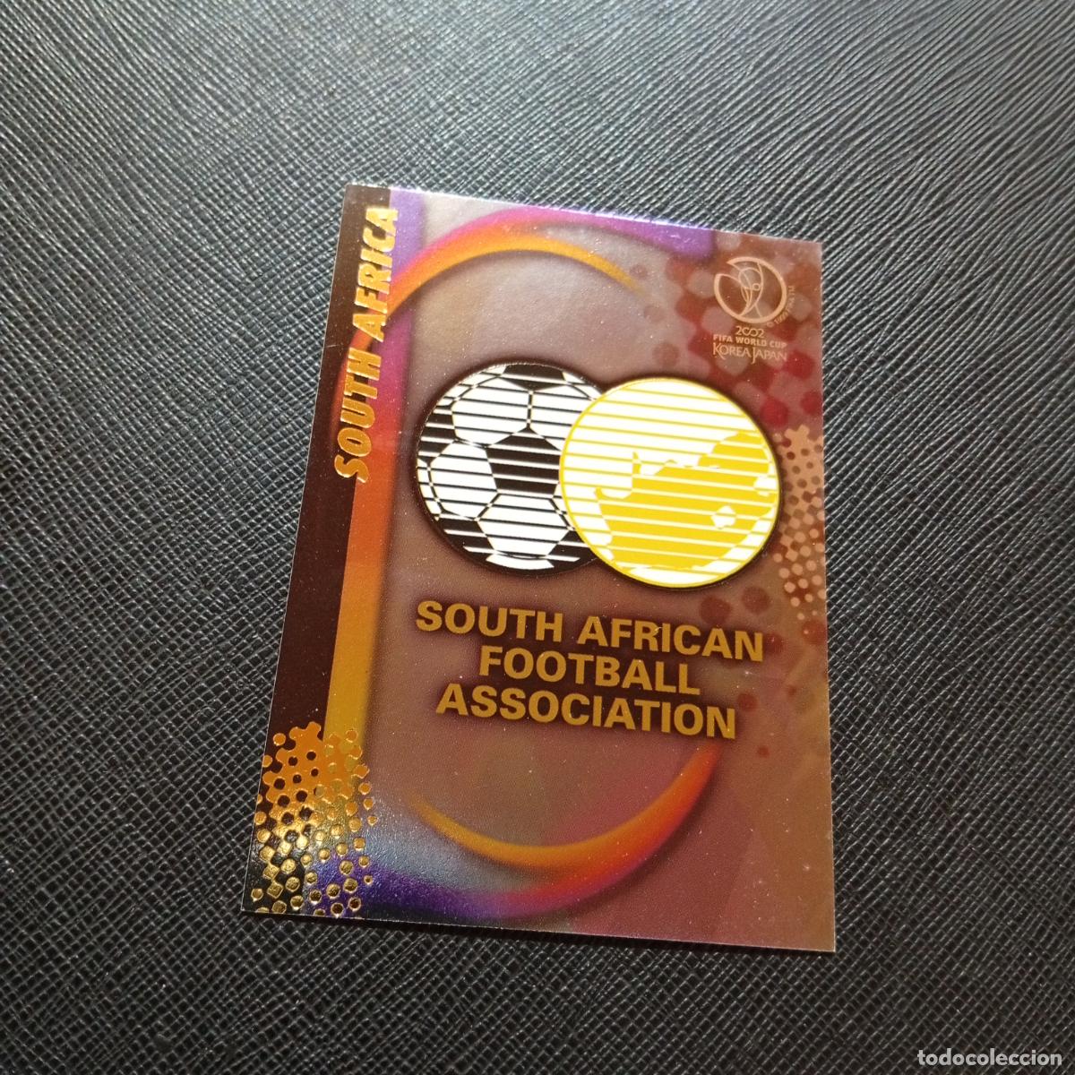 Cromos de Futebol: 136 SOUTH AFRICA ESCUDO PANINI TRADING CARD 2002 MUNDIAL KOREA FUTBOL 02 CROMO - A18 PG433