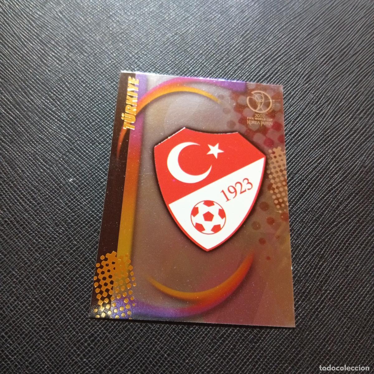 Cromos de Futebol: 138 TURQUIA ESCUDO PANINI TRADING CARD 2002 MUNDIAL KOREA FUTBOL 02 CROMO - A18 PG442