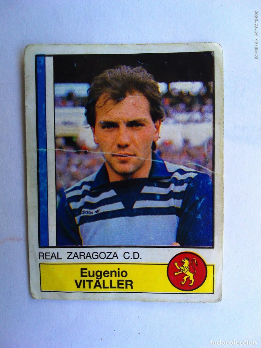 Cromos de F&uacute;tbol: CROMO DE FUTBOL 87 : N&ordm; 340 , EUGENIO VITALLER , REAL ZARAGOZA C.D. . DE PANINI