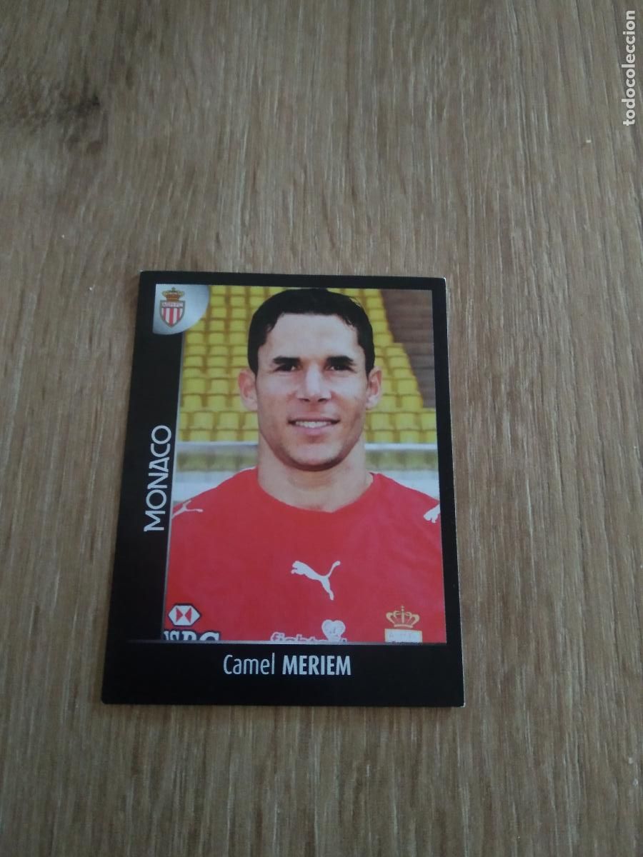 Cartes &agrave; collectionner de Football: 278 CAMEL MERIEM MONACO CROMO FUTBOL PANINI FOOT LIGUE 1 2007-2008 LIGA FRANCIA 07-08