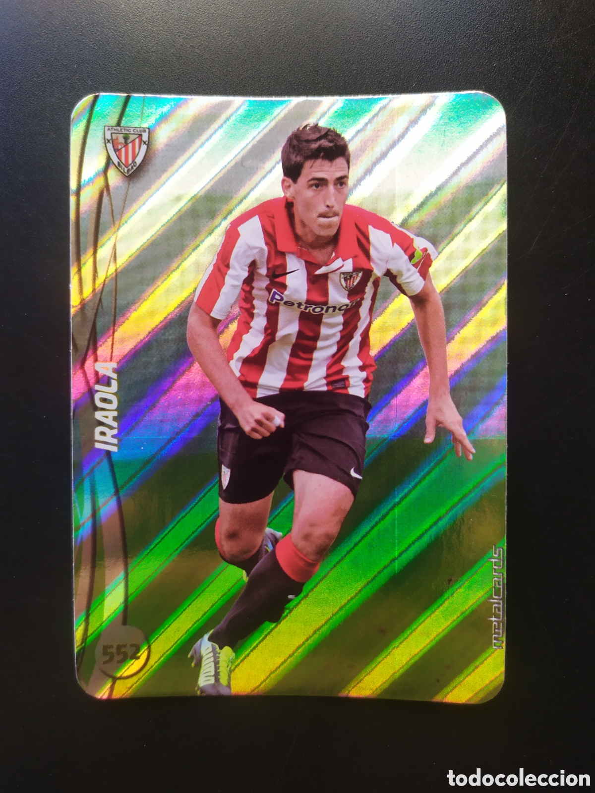Cromos de f&uacute;tbol: Mundicromo fichas Liga 2014 2015 14 15 Iraola top brillo rayas n&deg; 552 Athletic Bilbao