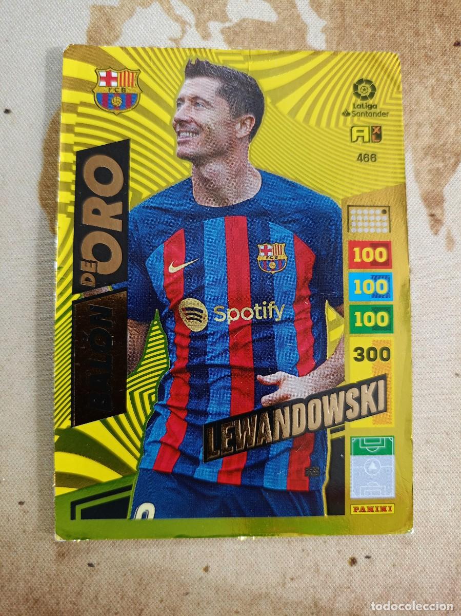 Fu&szlig;ball-Sticker: # Bal&oacute;n de oro LEWANDOWSKI Adrenalyn 2022-23