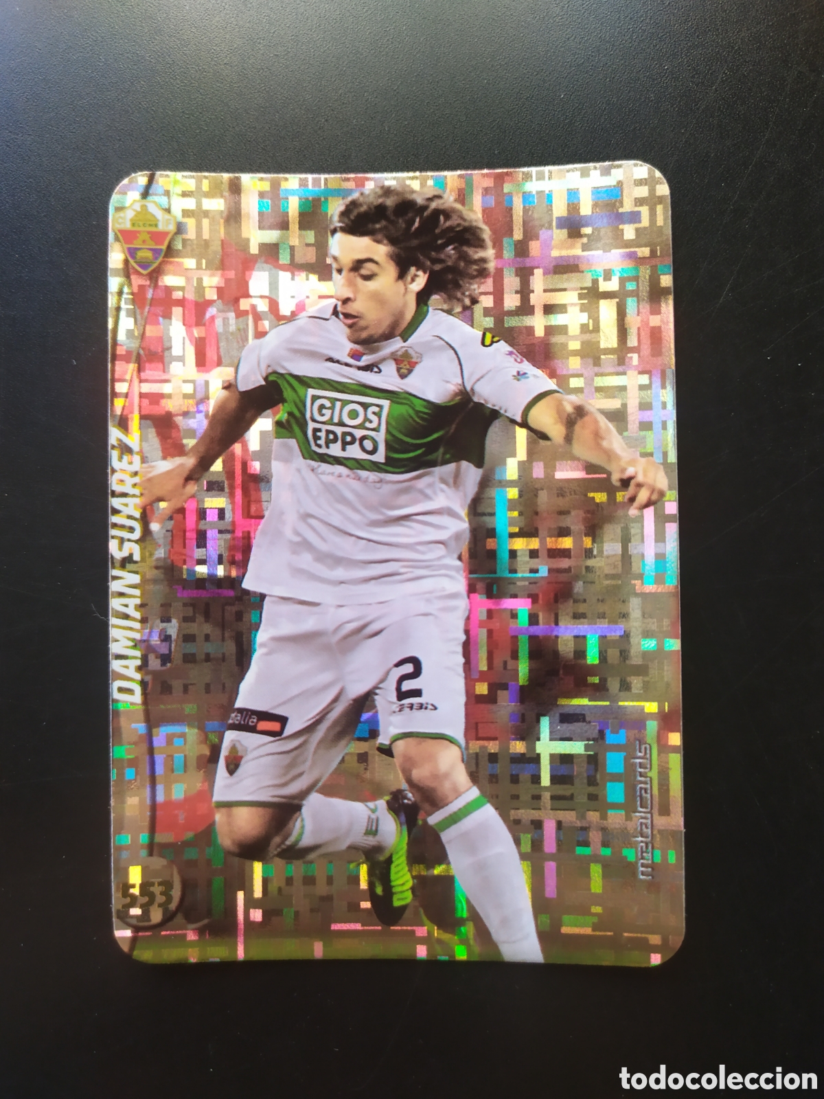 Cromos de F&uacute;tbol: Mundicromo fichas Liga 2014 2015 14 15 Damian Su&aacute;rez top brillo tetris n&deg; 553 Elche