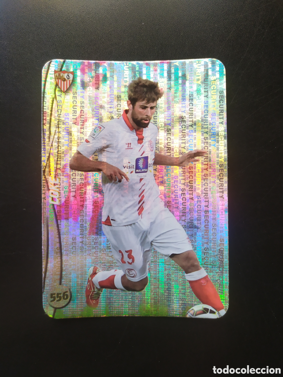 Figurine di Calcio: Mundicromo fichas Liga 2014 2015 14 15 Coke top brillo security n&deg; 556 Sevilla