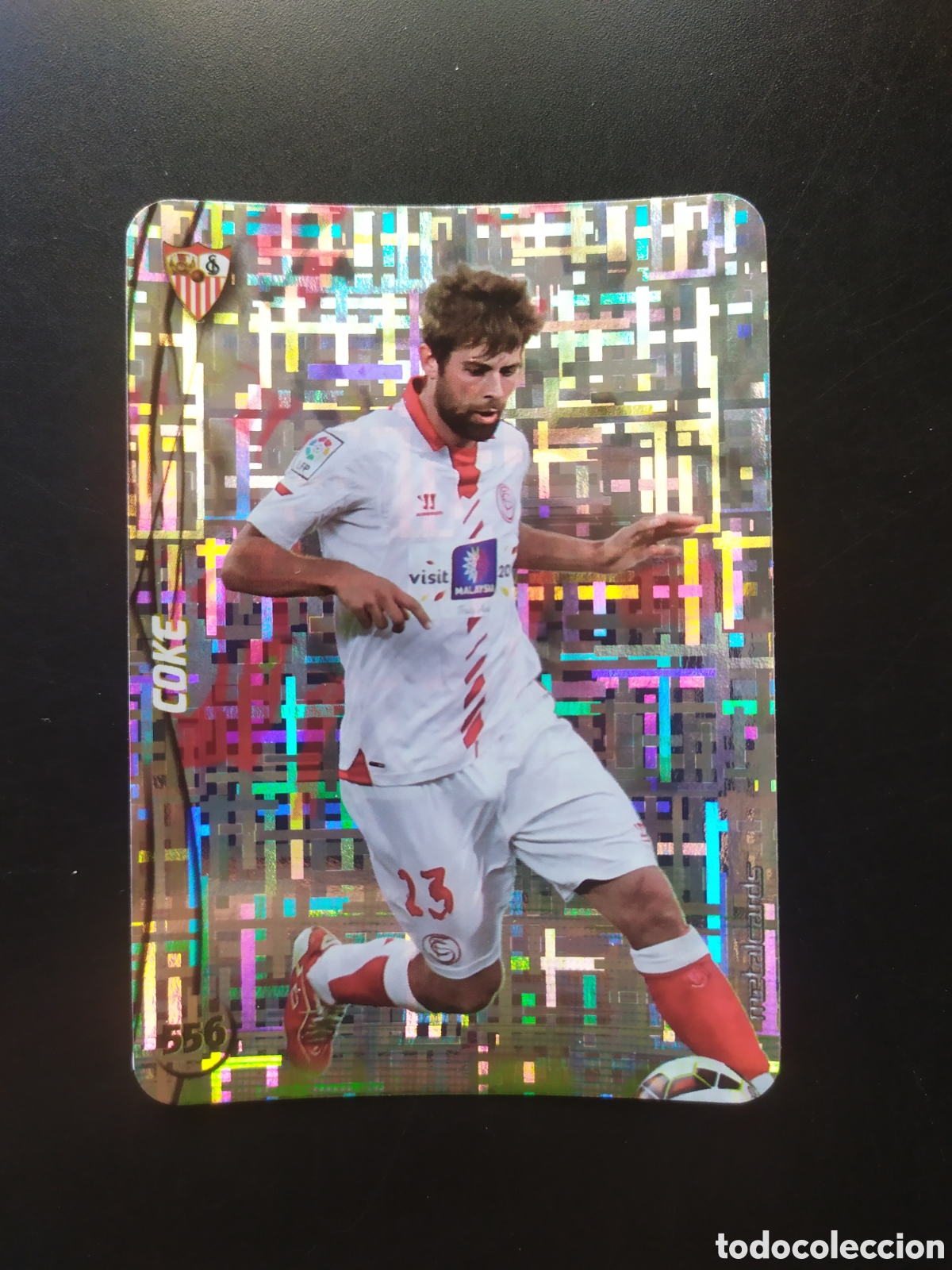 Cromos de F&uacute;tbol: Mundicromo fichas Liga 2014 2015 14 15 Coke top brillo tetris n&deg; 556 Sevilla