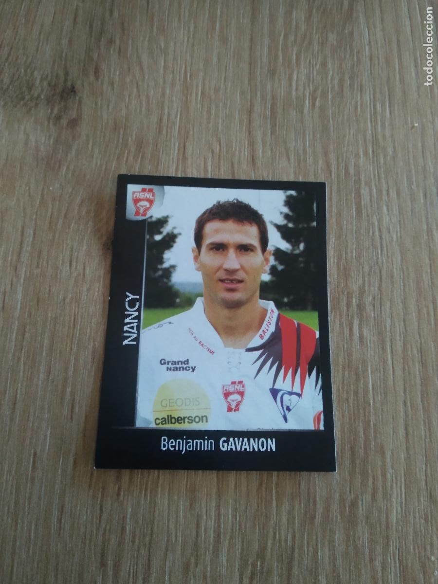 Cromos de F&uacute;tbol: 303 BENJAMIN GAVANON NANCY CROMO FUTBOL PANINI FOOT LIGUE 1 2007-2008 LIGA FRANCIA 07-08